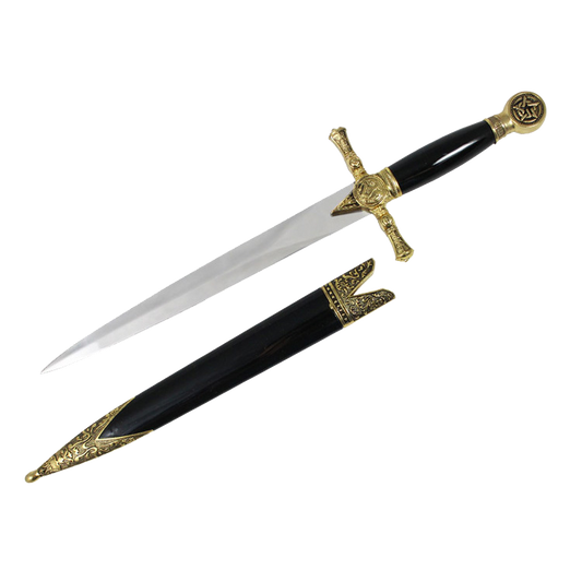 15 3/4 " Freemason Dagger with scabbard