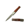 3" Silver Blade/ Wood Handle / Assisted Knife