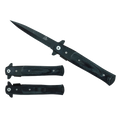 4" Black Blade / Black Wood Handle / Assisted Knife
