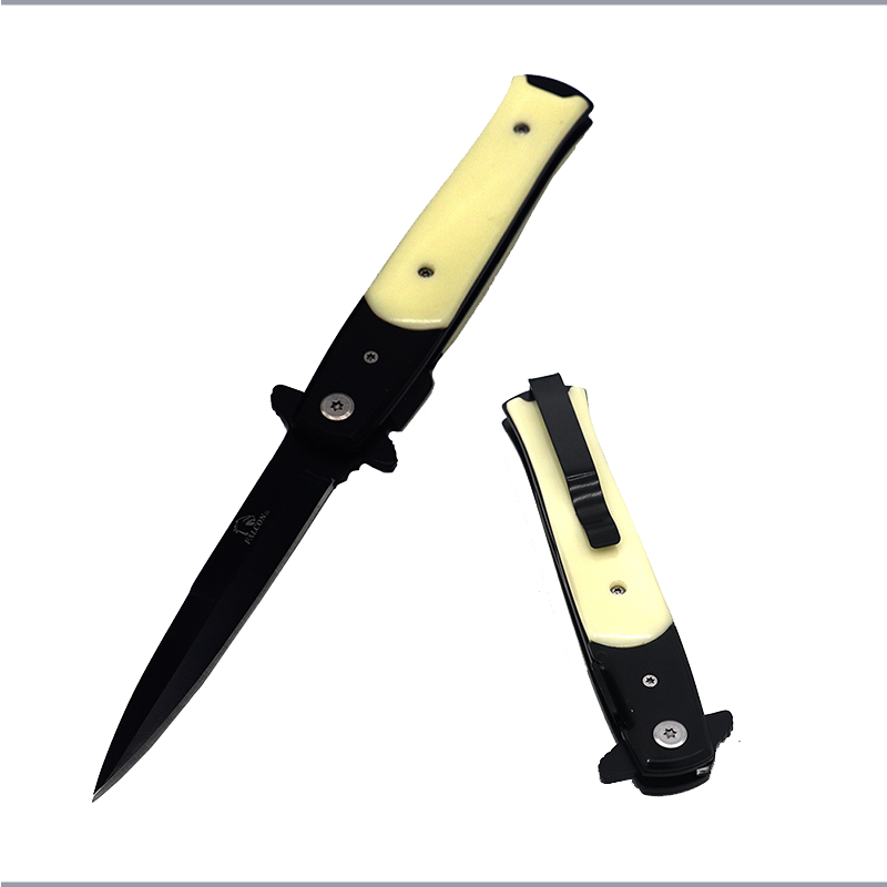 Falcon 8 3/4" Ivory Spring Assisted Knife