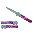4" Black Blade / Pink Handle/ Assited Knife