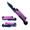 Falcon 8.75" Multi Tool Spring Assisted Knife - Pink