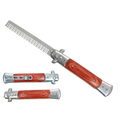 9 1/2" Button Press Blade Comb Faux Wood Handle
