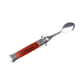5" Spring Assisted Spoon with wood handle, Gift knives and novelties