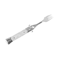 Switchblade Fork with Faux White Marble Handle