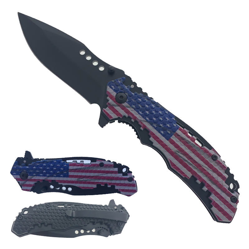 Wholesale Pocket Knives Distributor - US Flag Pocket Knife In Bulk 