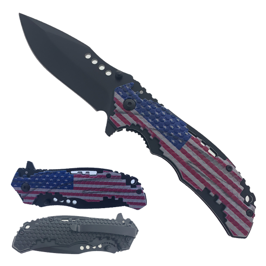 Wholesale Pocket Knives Distributor - US Flag Pocket Knife In Bulk 