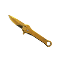 Falcon 7.75" Gold Spring Assisted Knife with 12 mm Wrench Function