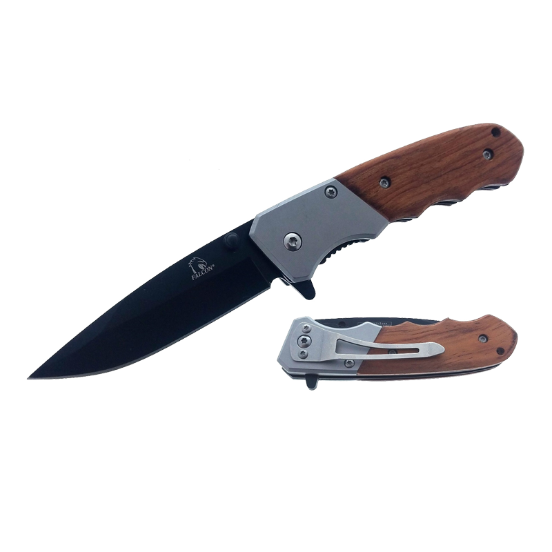 Buy Falcon Wooden Handle Knife Wholesale: Pacific Solution.