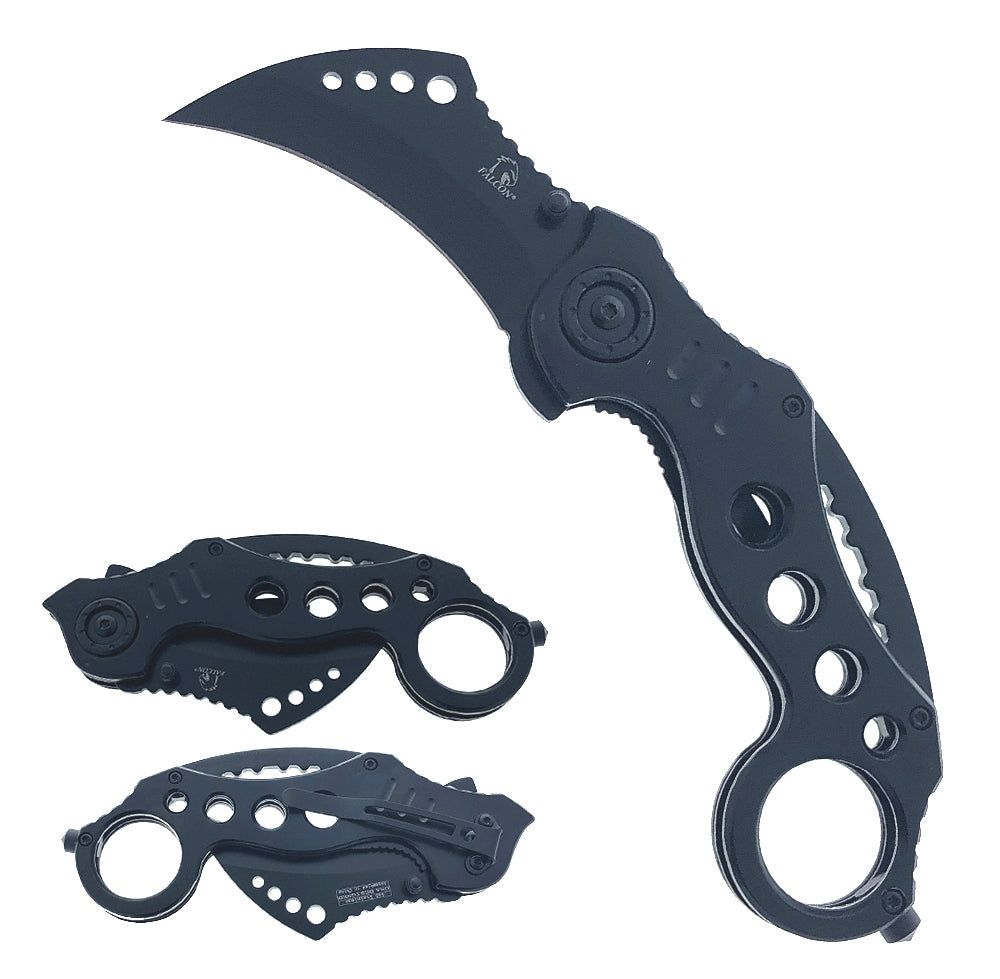 3" Black Blade / Black Handle / Assisted Knife