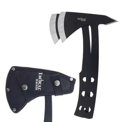 Tactical Master 2 Piece Axe Black Set