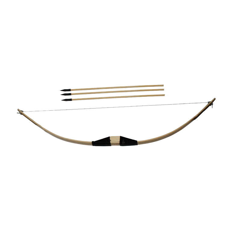 Wooden bowith and arrow