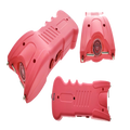 Pink Rechargeable Stun Gun w/ LED Flashlight designed for personal safety and easy carry