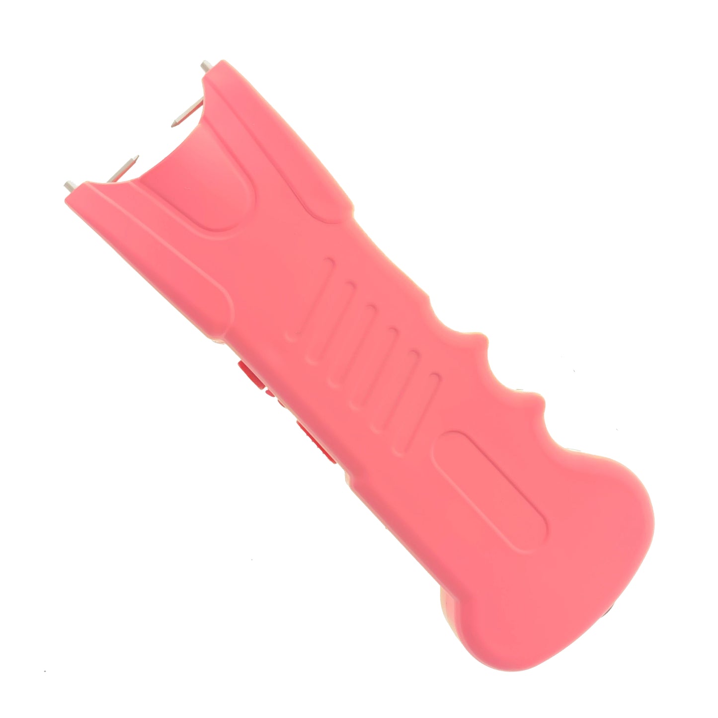 Pink Rechargeable Stun Gun w/ LED Flashlight for personal safety and protection
