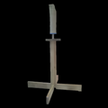 35" Wood Kando cutting stand