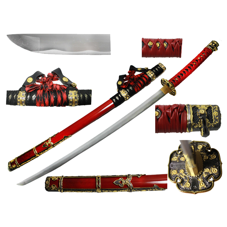 43 1/4" Jintachi Red (Ceremonial) Sword