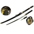 Musha Higanbana Katana w/ Tsuka Dagger (Black)