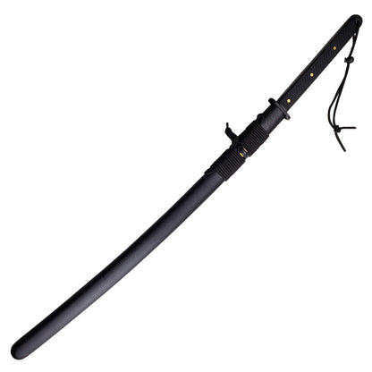 Wholesale Musashi Modern Tactical Samurai Katana with Black Blade and Wrapped Handle