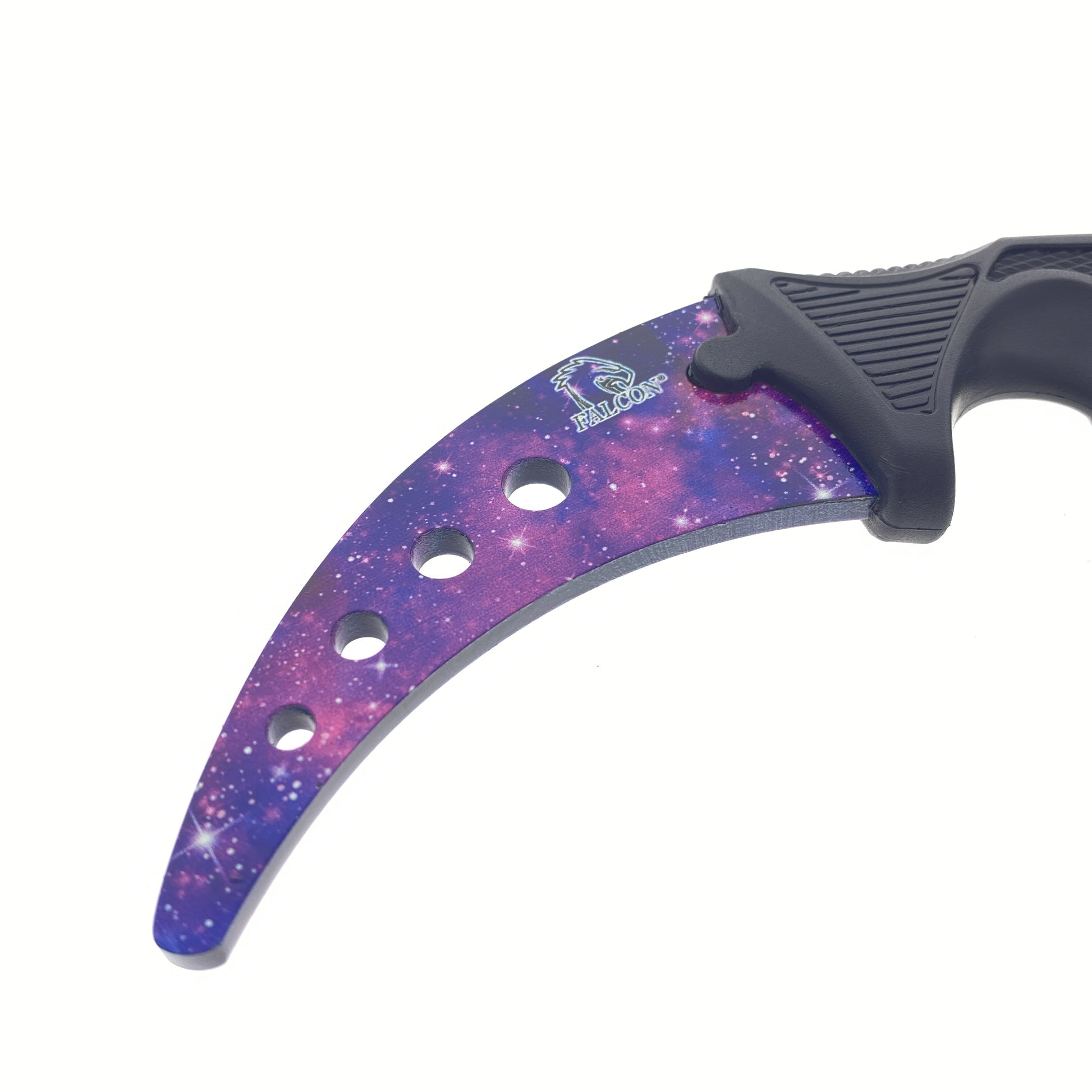 Falcon wholesale Purple Karambit Trainer Knife designed for safe training and practice