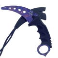 Wholesale Purple Karambit Trainer Knife with ergonomic handle and safety features for skill training